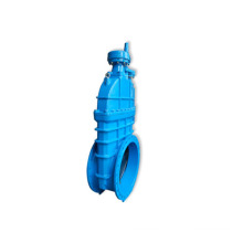 Double Flange Resilient Seated Gate Valve with Gearbox